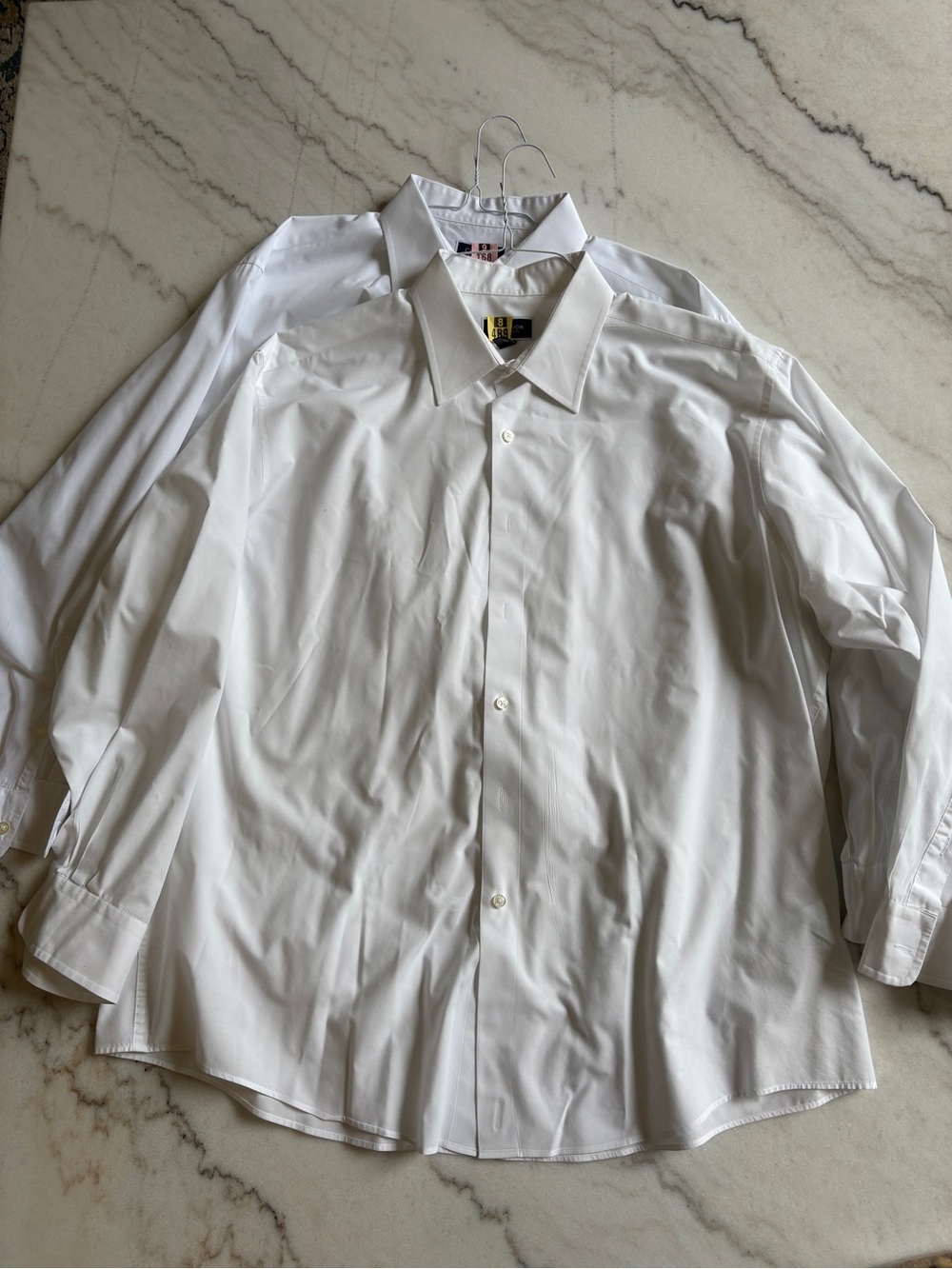 2 Club Room White Men’s Dress Shirt - Classic Button-Up